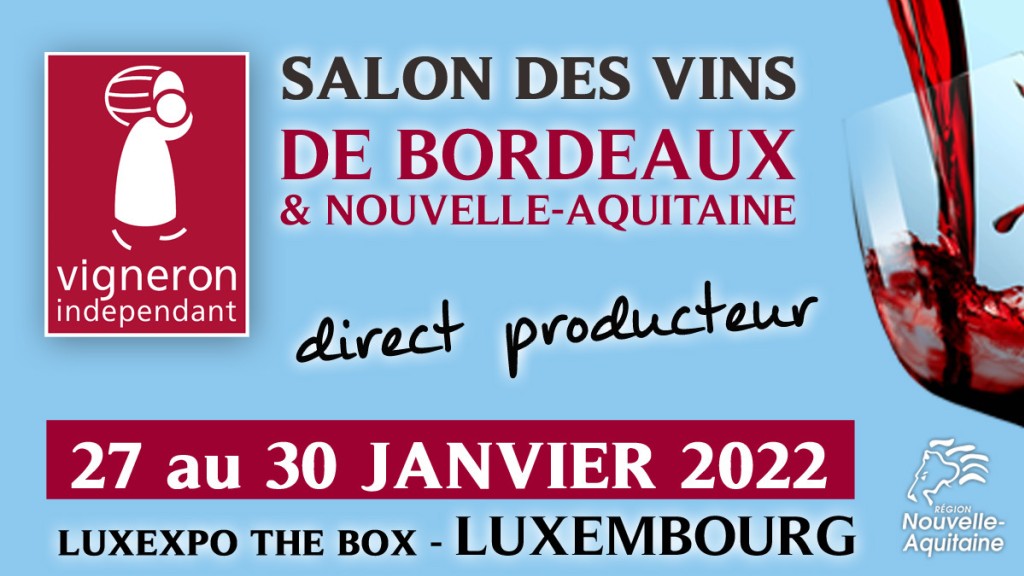 SALON DES VIGNERONS INDEPENDANTS LUXEMBOURG DU 27 AU 30 JANVIER 2022