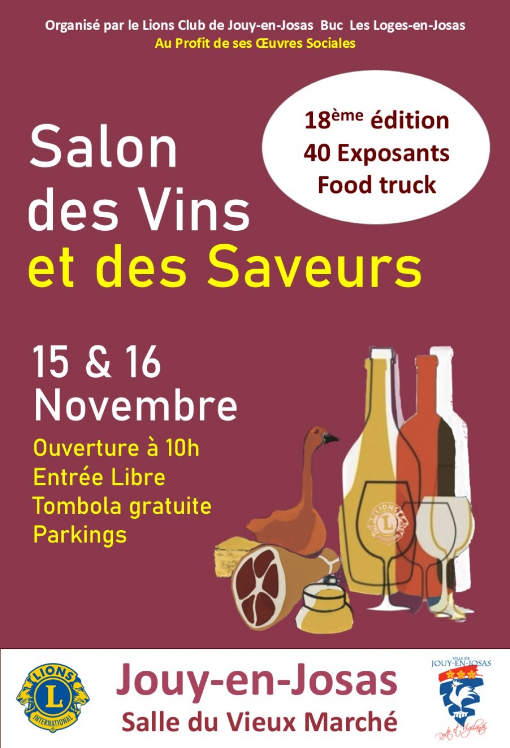 SALON DES VINS ET DES SAVEURS 2025 - JOUY-EN-JOSAS