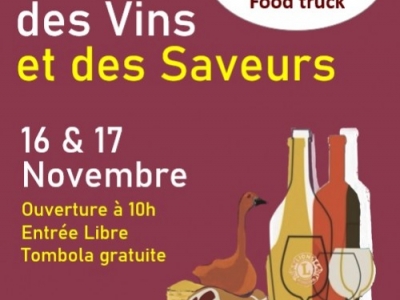 SALON DES VINS ET DES SAVEURS JOUY EN JOSAS LE 16 ET 17 NOVEMBRE 2024